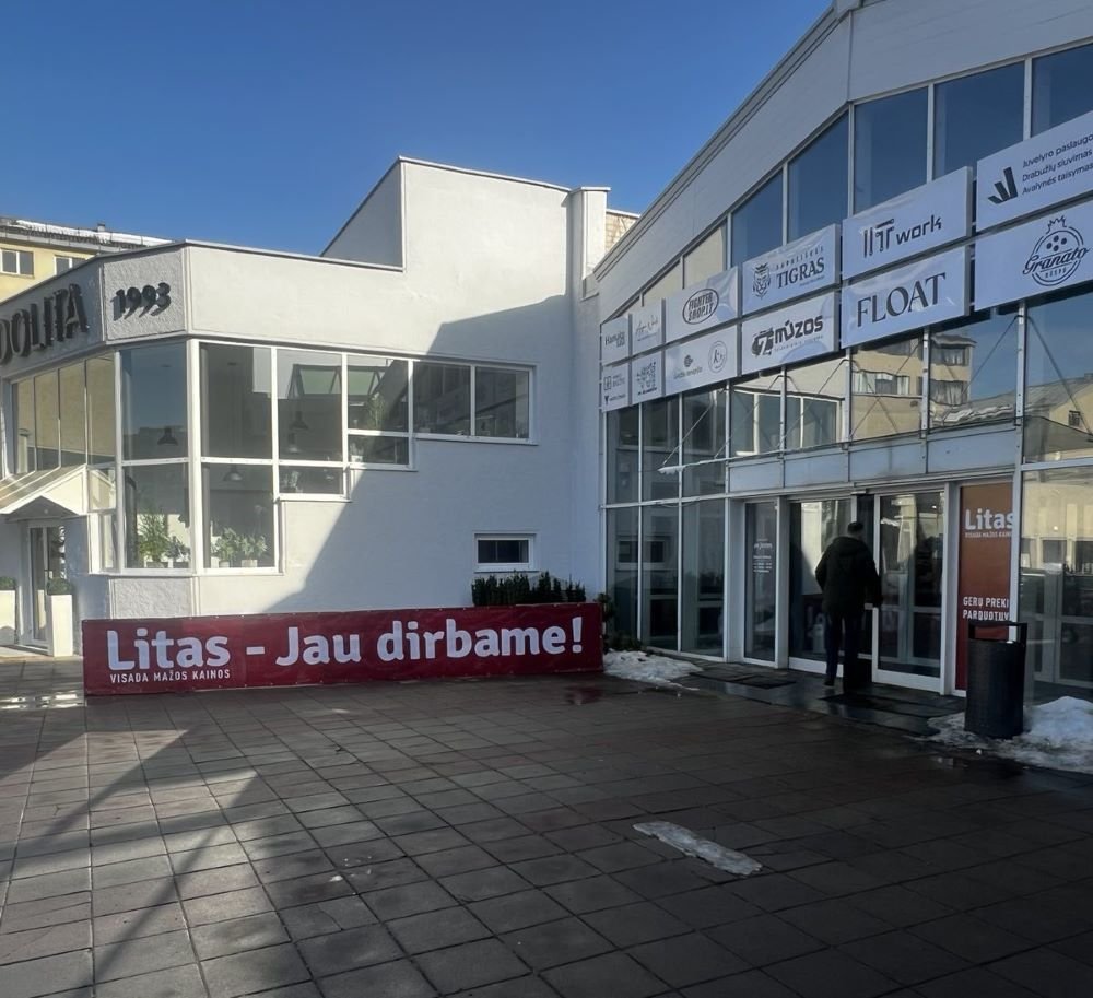 Prekybos tinklas "Litas", Laisvės pr. 125A, Vilnius